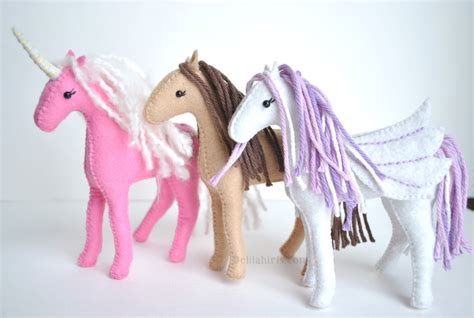 Sew adorable stuffed animals with this collection of over 200 free stuffed animal sewing patterns from all over the web вђ make teddy bears, bunnies, birds, cats free teddy. Felt Horse Pattern - Sew Your Own Unicorns, Horses, and ...