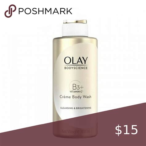 Olay Bodyscience Crème Body Wash Cleansing Brightening Niacinamide B3