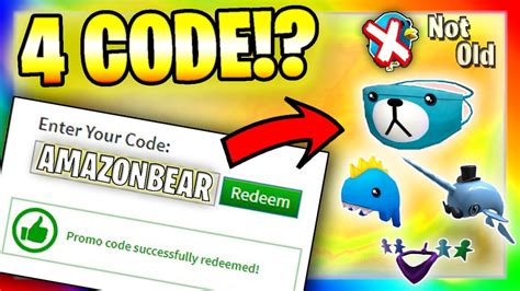 4 Code All New Promo Codes In Roblox October 2020 Youtube