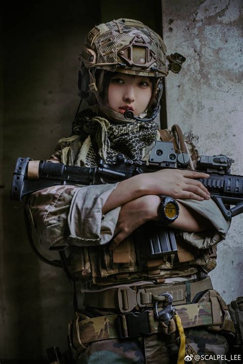 Anime Anime Military Women Military Girl Army Girl