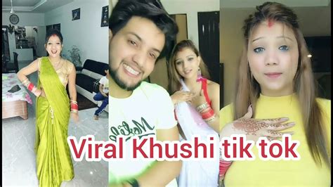Latest Viral Tik Tok Vidoeskhushi Punjaban Vivek Chaudhary Khushi Punjaban Tik Tok Video