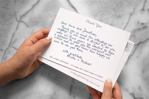 How To Write All Your Wedding Thank You Cards In One Day