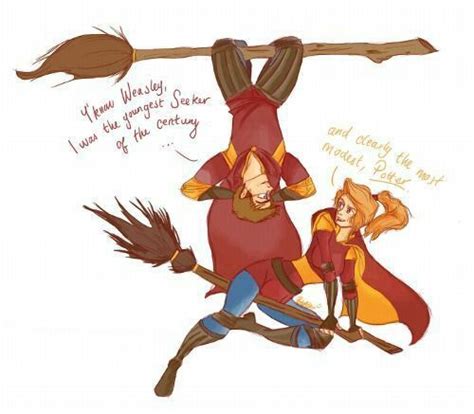 Hinny Quidditch Harry Et Ginny Bande Dessinée Harry Potter Blagues Happy Potter