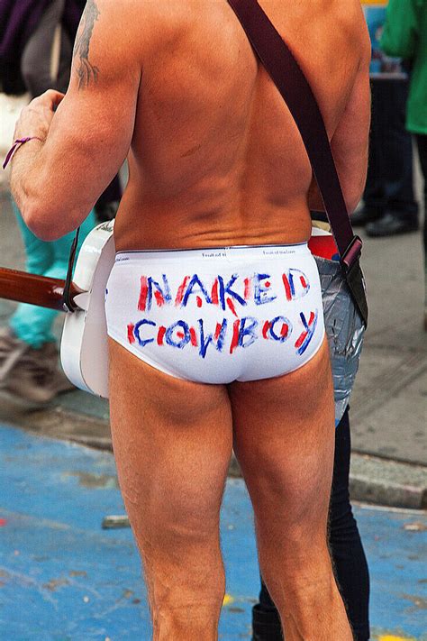 The Naked Cowboy In Times Square New License Image