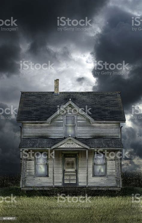 Old Farmhouse Stormy Sky Stock Photo Download Image Now Istock