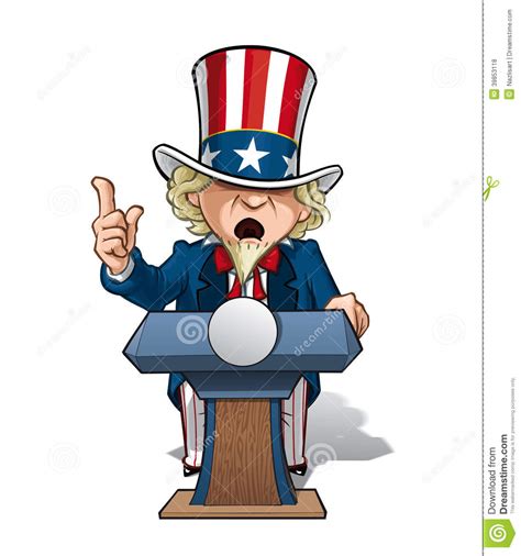 Seal of the president of the united states , president speech s transparent background png clipart. Uncle Sam Presidential Podium Intence Stock Illustration ...