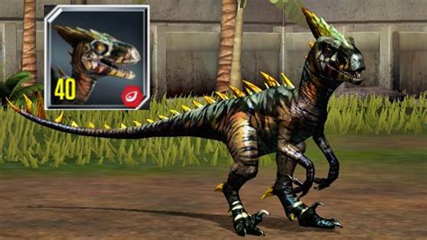 Velociraptor Gen 2 Max Level 40 Jurassic World The Game Youtube