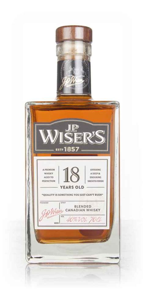 [buy] j p wiser s 18 year old canadian whisky 700ml at