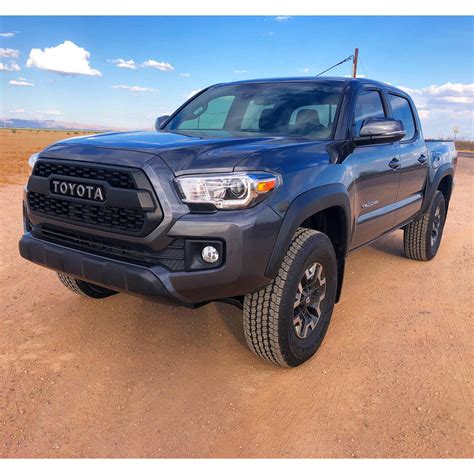 Toyota Tacoma 2016 2022 Trd Pro Grille Matte Black Toyota Le