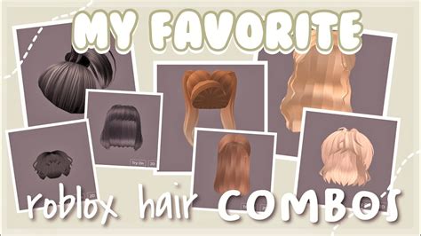 My Favorite Aesthetic Roblox Hair Combos P2 Wlinks Codes Prices