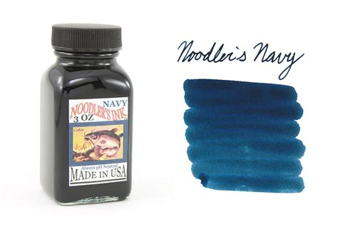 Noodlers Navy 3oz Bottled Fountain Pen Ink The Goulet Pen Company