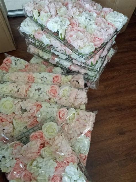 Blush Pink Wedding Flowers Flower Wall Wedding Wedding Wall Blush