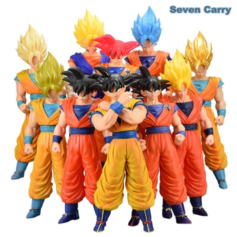Figure height approximately 13cm (5.2 inches). Anime Dragon Ball Z goku action figure toys PVC Large 43CM ...