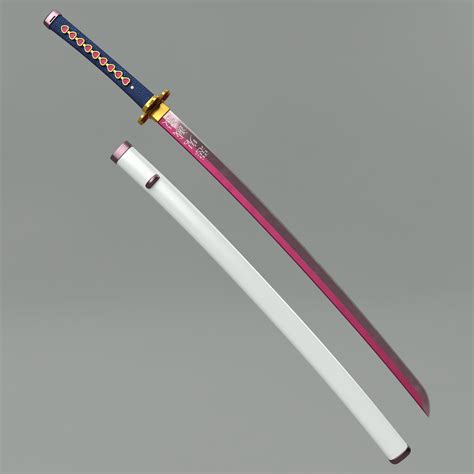 Archivo 3d Demon Slayer Mitsuri Kanroji Espada Katana Anime Manga