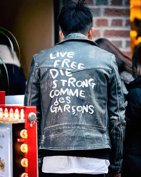 Harajuku Japan On Instagram “comme Des Garcons Leather Jacket Spotted