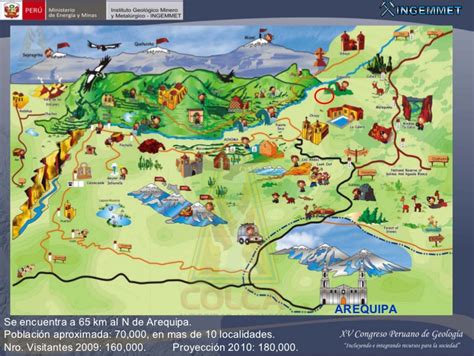 Mapa De Arequipa Mapa Físico Geográfico Político Turístico Y Temático