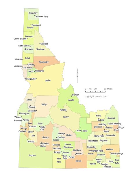 Idaho Map By County Oconto County Plat Map