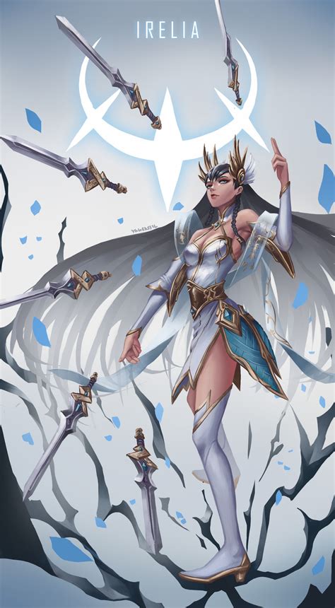 League Of Legends Irelia Divine Sword By Yggrassil On Deviantart