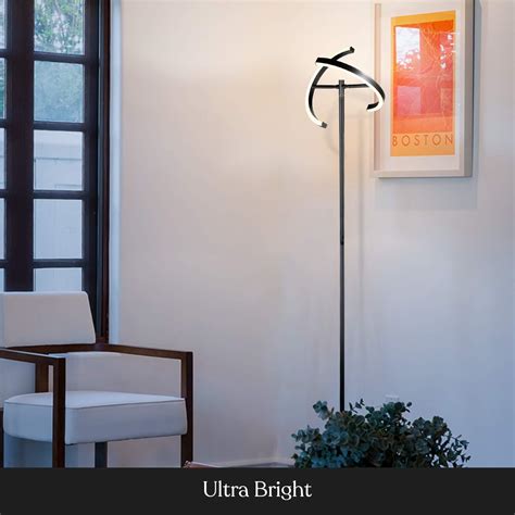 Buy Brightech Halo Split Floor Lamp Modern Bright Led Torchiere Floor Lamp For Offices