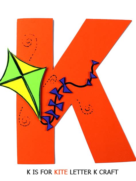 K Is For Kite Letter K Craft Our Kid Things