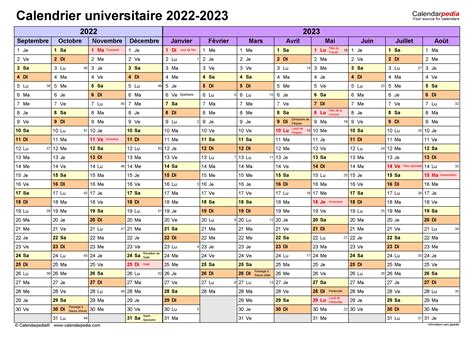 Calendrier Universitaire Albi 2022 2023 Calendrier Mensuel 2022