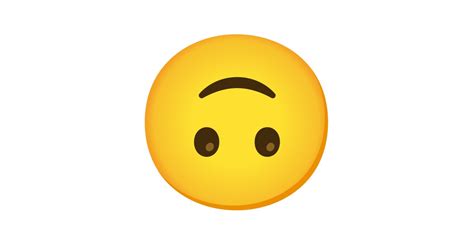 🙃 Tête à L'envers Emoji