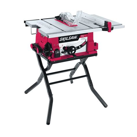 Skil 15 Amp Corded Electric 10 Intable Saw With Folding Stand 3410 02