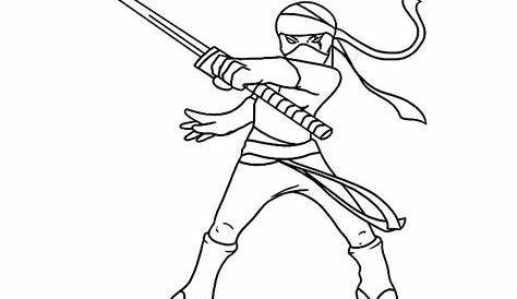 printable ninja coloring pages