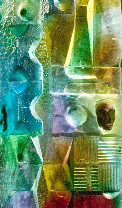 Detail From Thick Cast Glass Panel By Artist Delinda Vannebrightyn Art And Architecture Art
