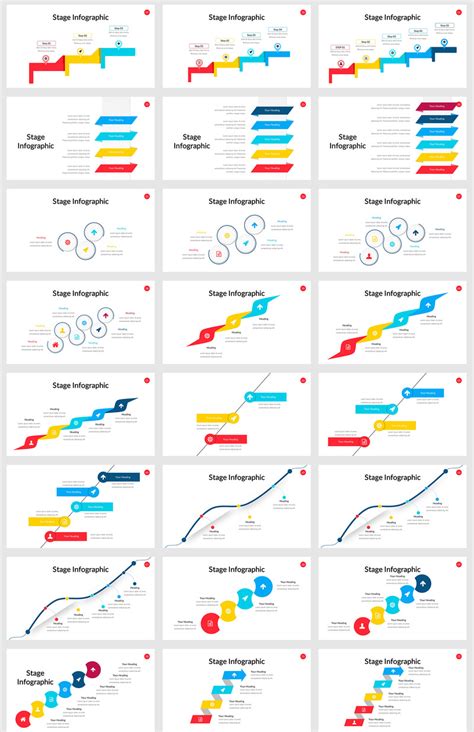 Stage Infographic Powerpoint Template Templatemonster