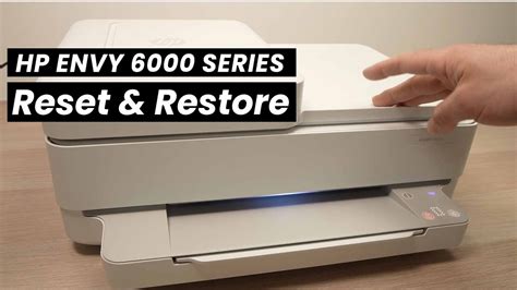 Hp Envy 6000 Series How To Reset And Restore Your Printer 6452e