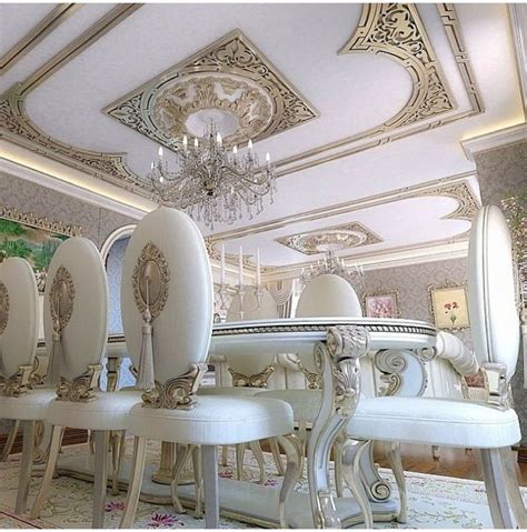Fashion Glamour Style Luxury Dining Room Design Luxury Luxury Home