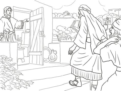 Scriptures taken from the holy bible, new international version®. New Room Built for Elisha coloring page | SuperColoring.com