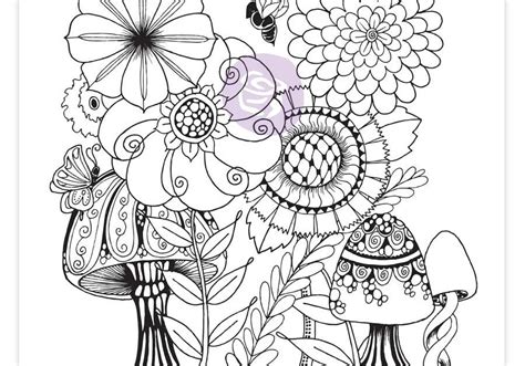 Loudlyeccentric 31 Prima Watercolor Coloring Book