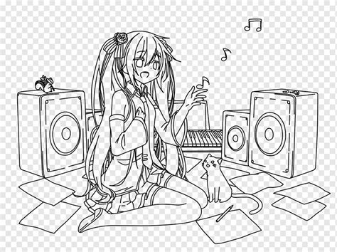 Miku Hatsune Coloring Pages Home Design Ideas