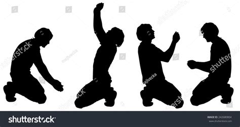 3146 Man Kneeling Silhouette Images Stock Photos And Vectors Shutterstock