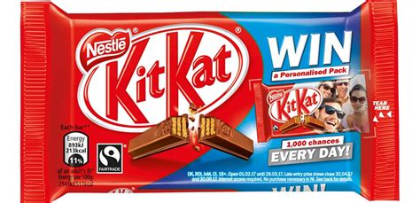 It starts from a size of half a finger that is available in japan to a bar of three fingers in arabia, to the bars of twelve fingers that are available in. Nestle personalised KitKat promotion - IPM Bitesize