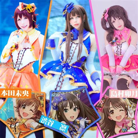 Stock Collection The Idolmster Cinderella Girls Uzuki Shibuya Rin Mio Full Set Cosplay