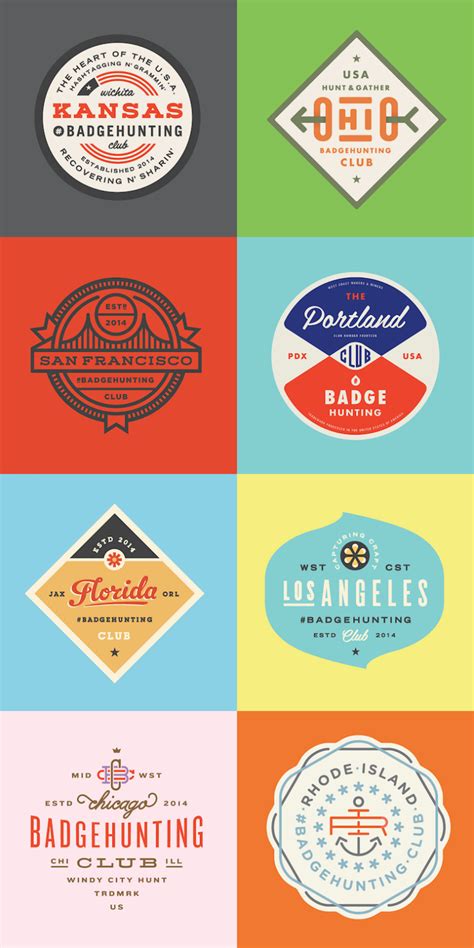 Retro Logos Badges Vintage Emblems 3 Vintage Graphic Design Graphic