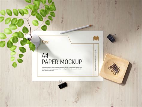 Free A4 Paper Mockup Laptrinhx