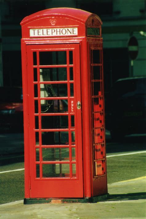 Free Images Retro City Red Color England Call English Phone