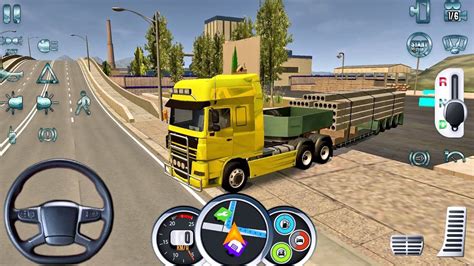 Euro Truck Driver 2018 26 New Truck Game Android Gameplay Youtube