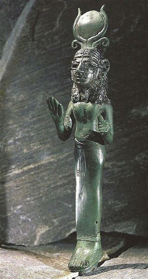 Astarté Phoenician Statue In Egyptian Style Circa 8th C Bce At The