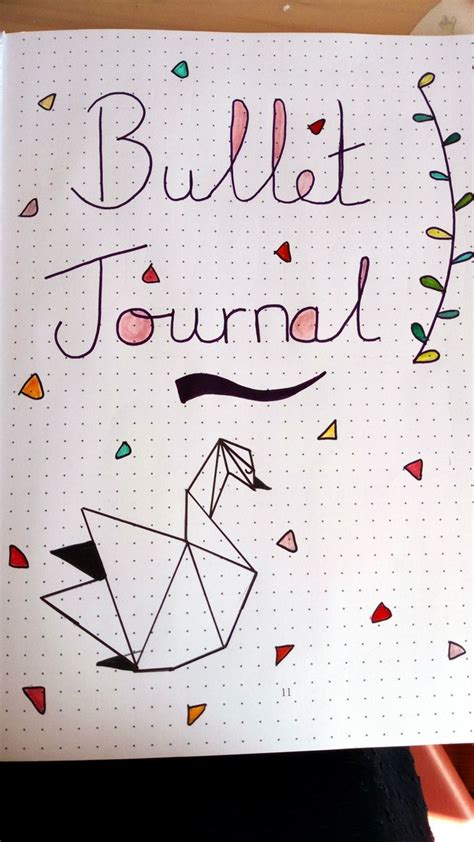 Comment commencer un bullet journal : Page de garde bullet journal | Bullet journal, Page de ...