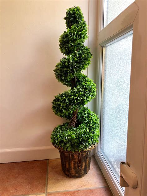 Large Spiral Tree Boxwood Artificial Realistic Tree Indoor Etsy