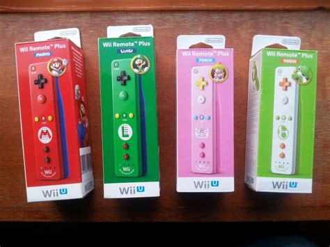 All 4 Special Edition Wii U Remotes Wii Remote Remotes Wii U