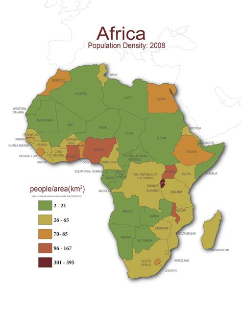 Cartography Population Density Africa By Benybing On Deviantart