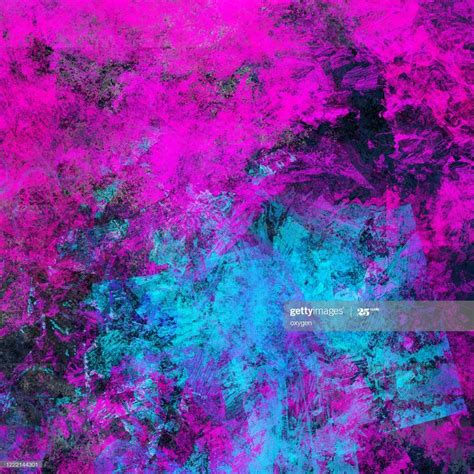 Abstract Vibrant Pink Teal Texture Background Digital Illustration