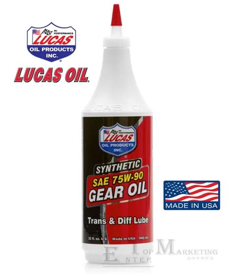 Lucas Synthetic Sae 75w 90 Gear Oil Lsd Oil 946ml Lazada