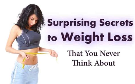 12 Weight Loss Secrets That Will Blow Your Mind